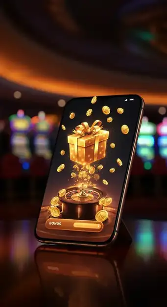 Visualisierung des Pelican Casino Willkommenspakets, das die drei Einzahlungsboni von 150%, 180%, 200% und 140 Freispiele hervorhebt.